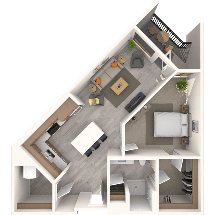 Floorplan image of unit 279