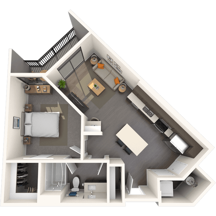 Floorplan image of unit D-215