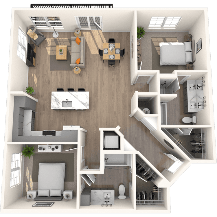 Floorplan image of unit 5202