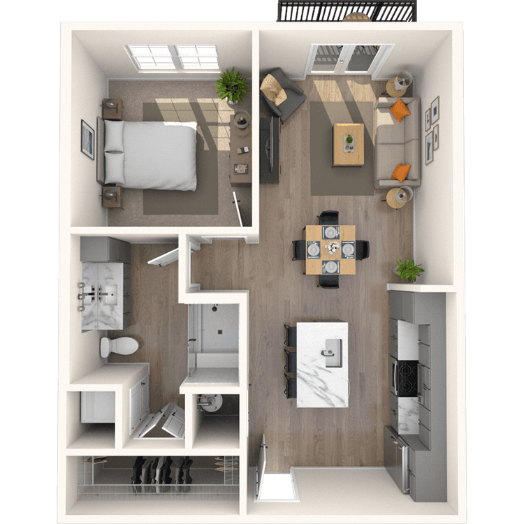 Floorplan image of unit 5314