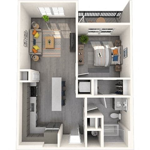 Floorplan image of unit 1208