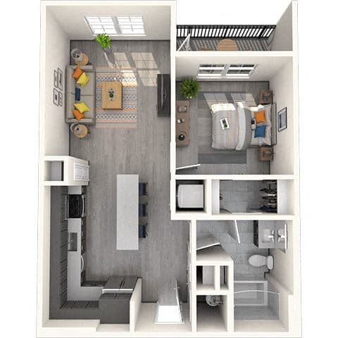 Floorplan image of unit 6108