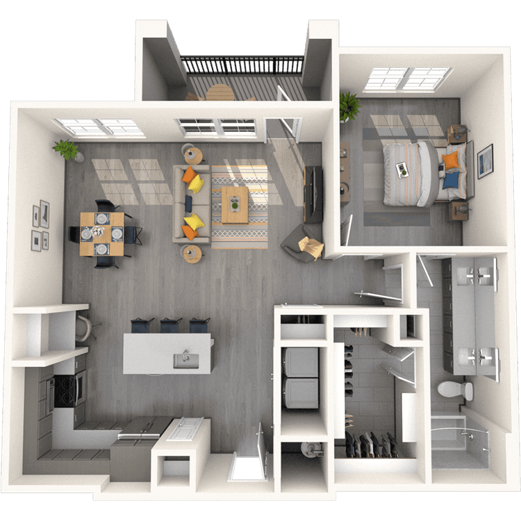 Floorplan image of unit 9204