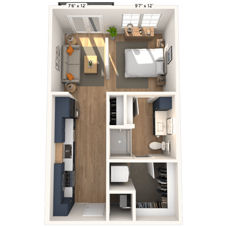 Floorplan image of unit 4229