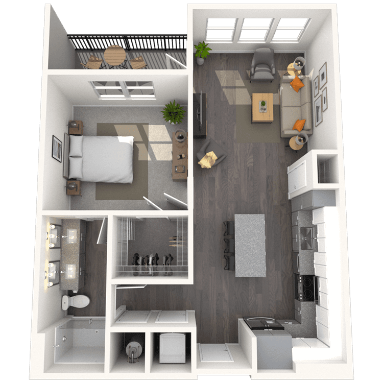 Floorplan image of unit 2123