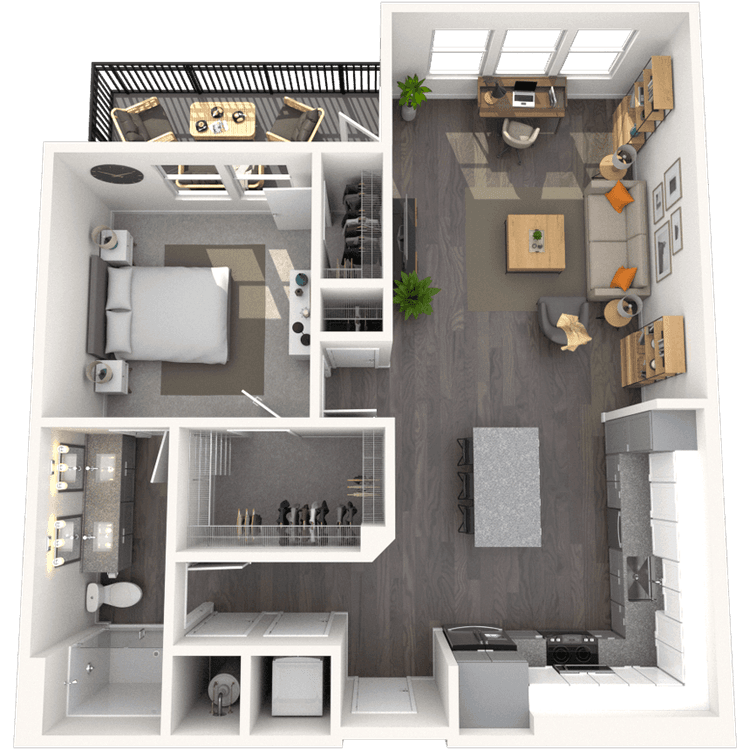 Floorplan image of unit 5133