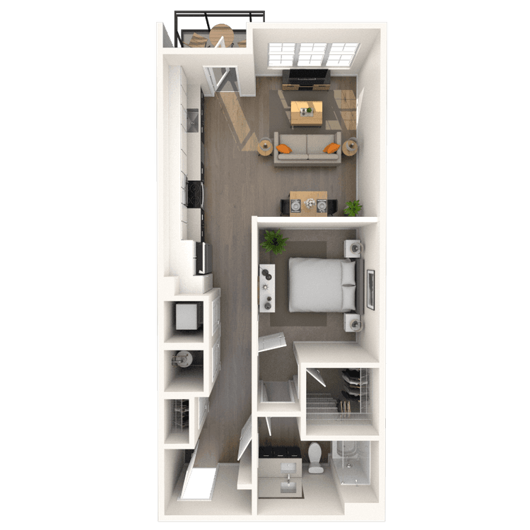 Floorplan image of unit 573