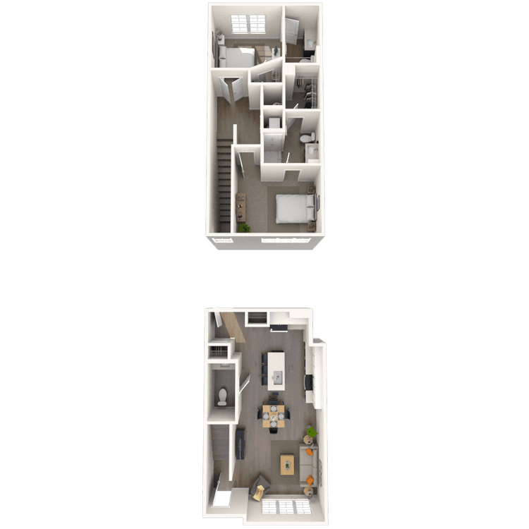 Floorplan image of unit 108