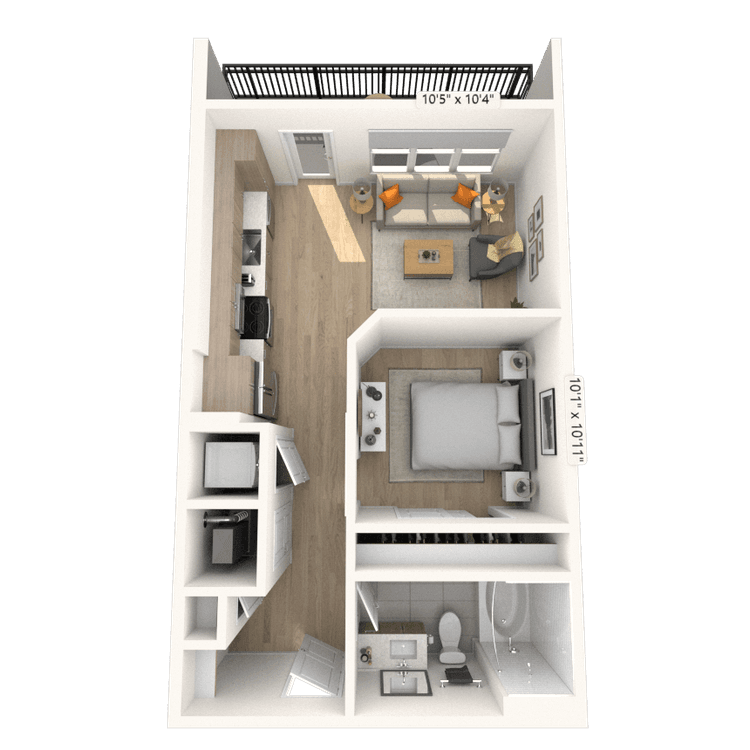 Floorplan image of unit 3219
