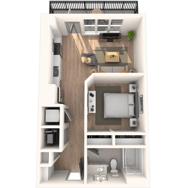 Floorplan image of unit 1522