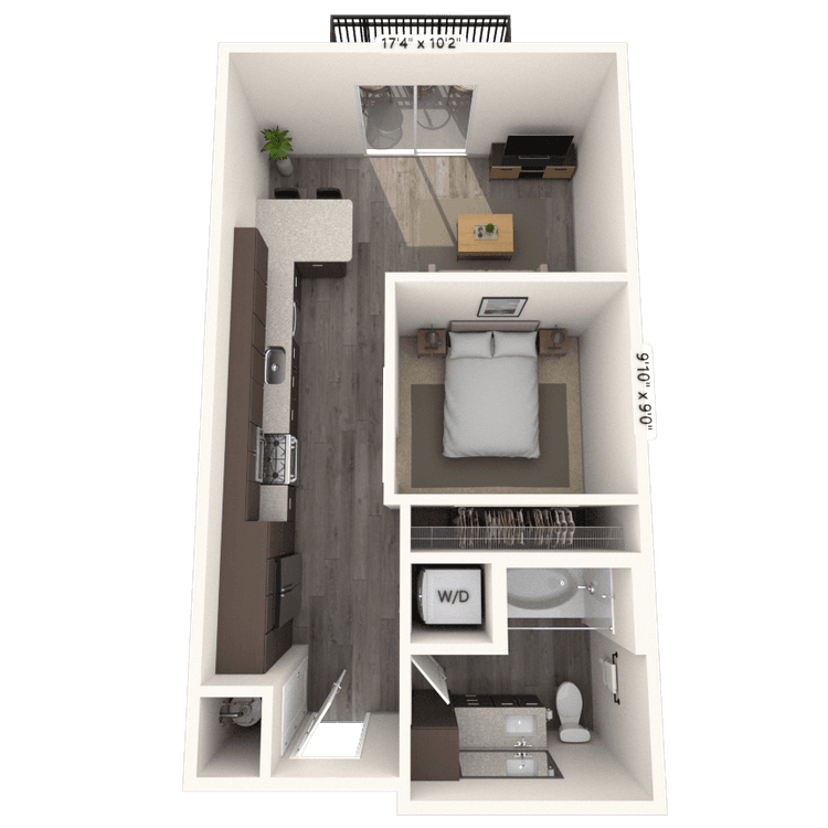 Floorplan image of unit 5313