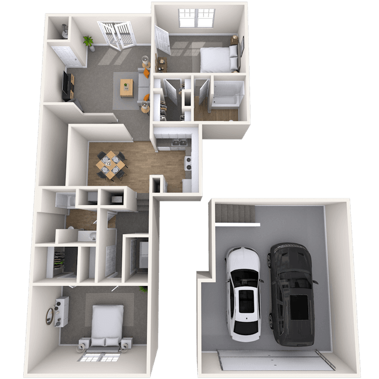 Floorplan image of unit 303