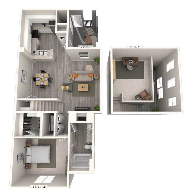 Floorplan image of unit 3526HK