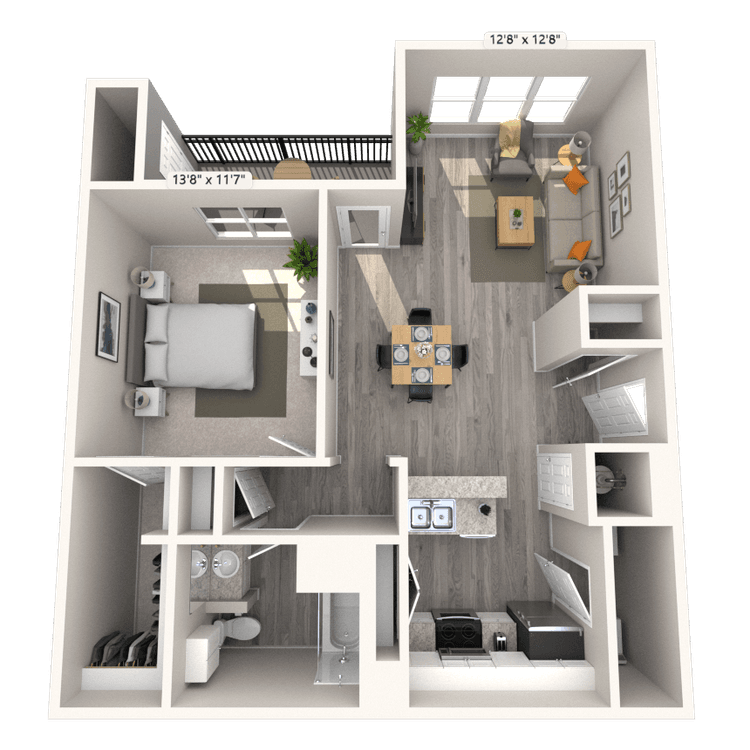 Floorplan image of unit 3109WD