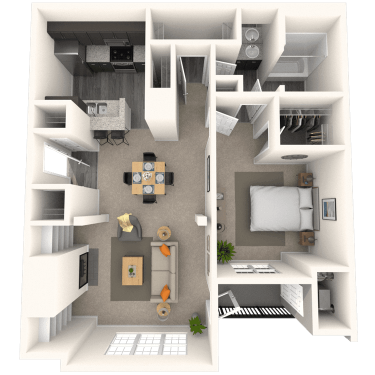 Floorplan image of unit 7022GT3