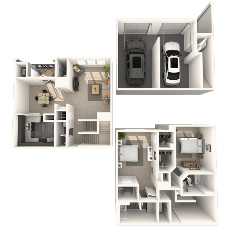 Floorplan image of unit 7036GT2