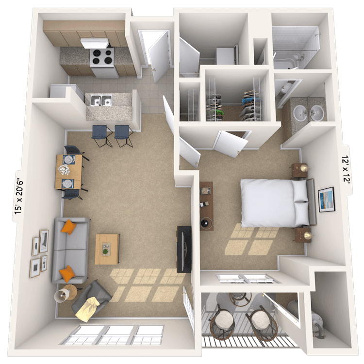 Floorplan image of unit 8213