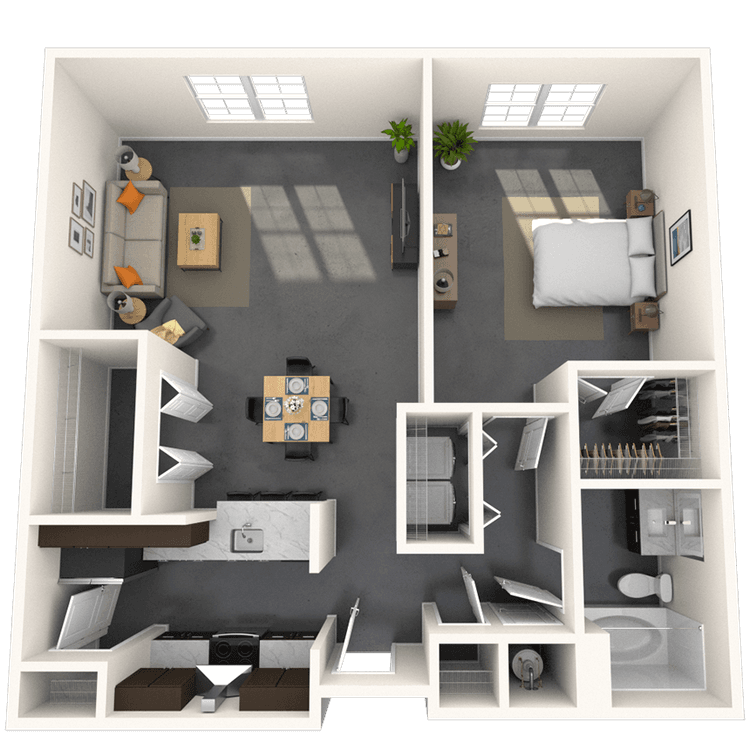 Floorplan image of unit 1209