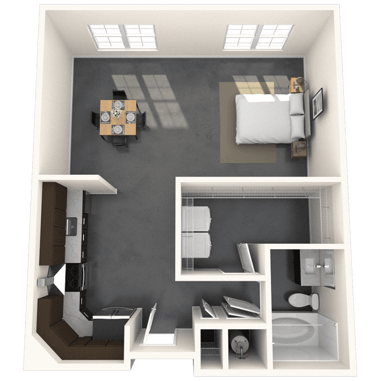 Floorplan image of unit 1404