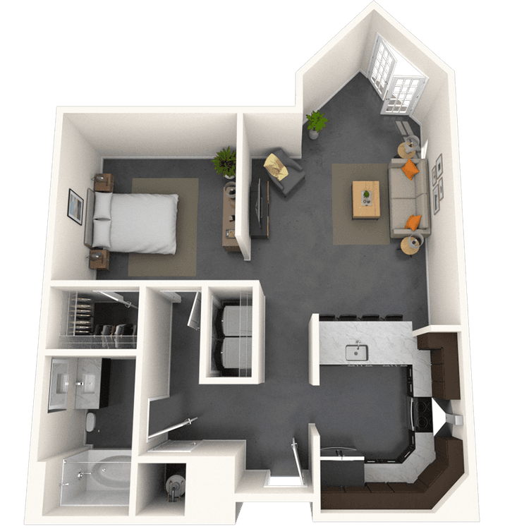 Floorplan image of unit 2401