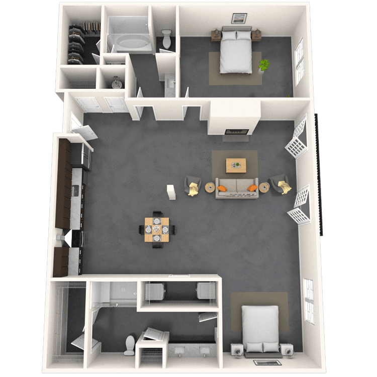 Floorplan image of unit 5102
