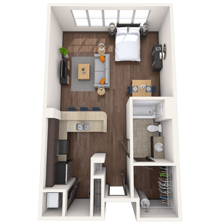 Floorplan image of unit 1310