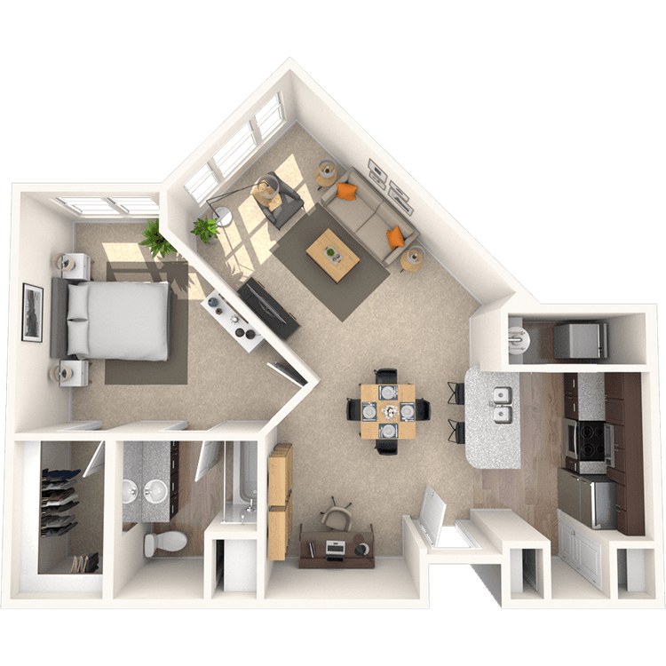 Floorplan image of unit 133