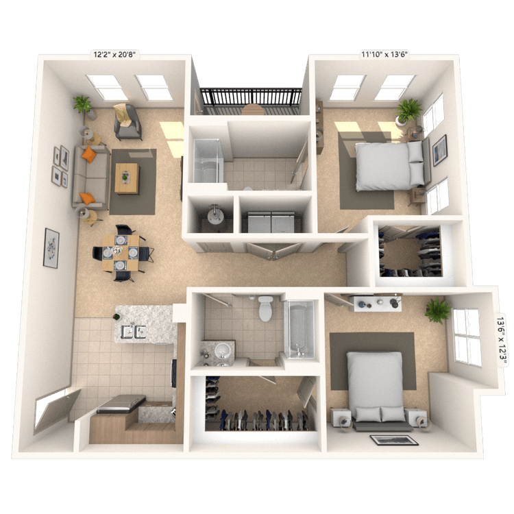 Floorplan image of unit I 5103