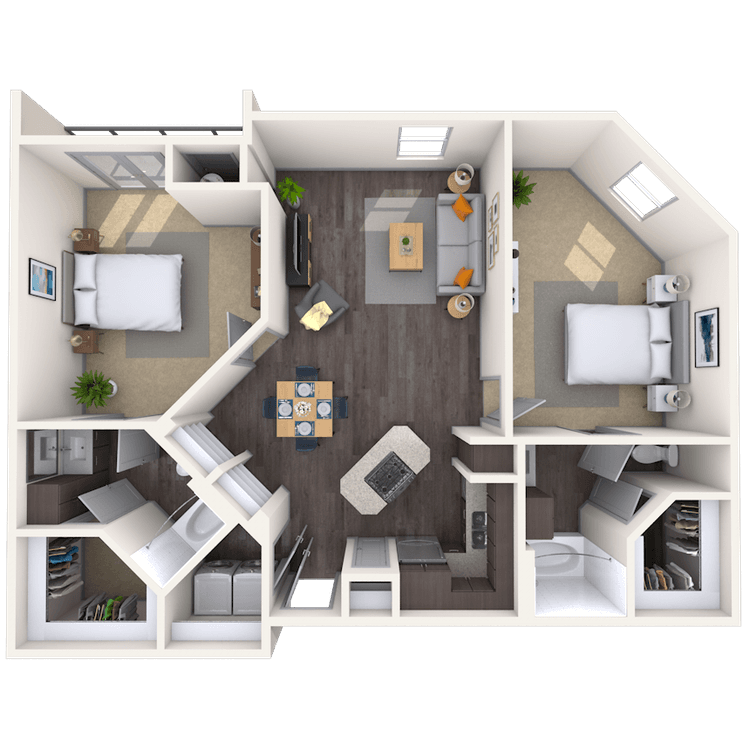 Floorplan image of unit 340