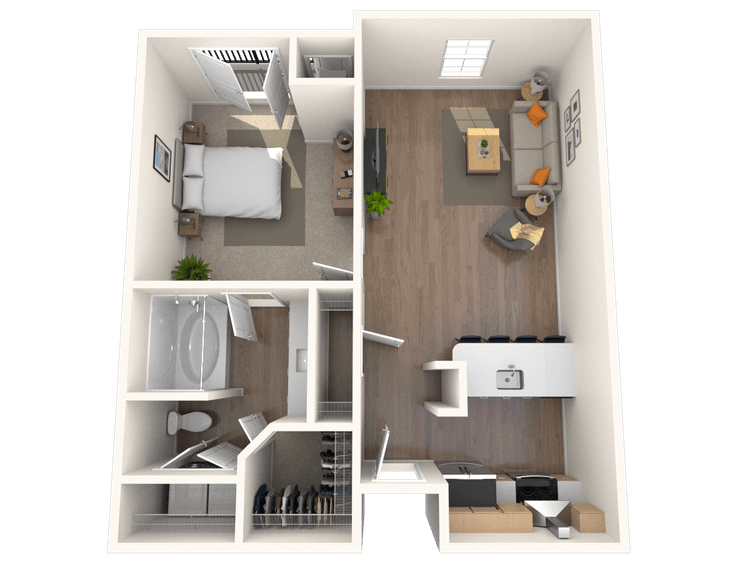 Floorplan image of unit 123