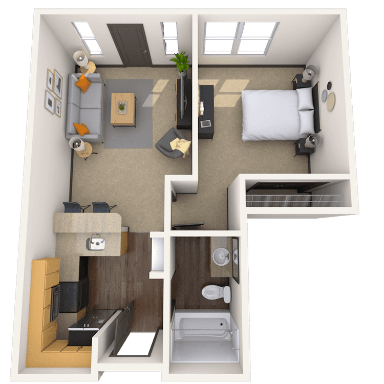 Floorplan image of unit 5310