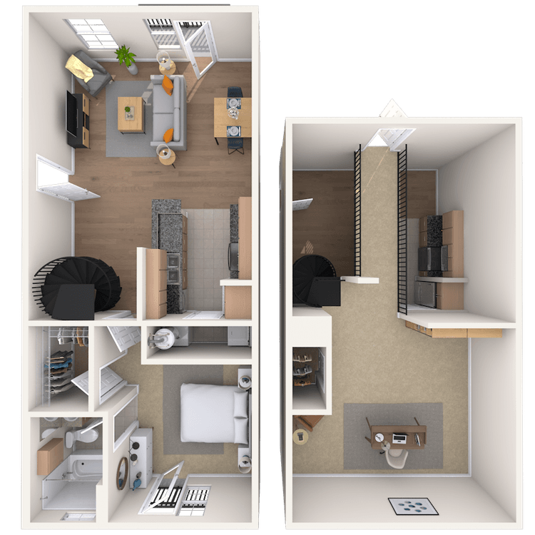 Floorplan image of unit 930