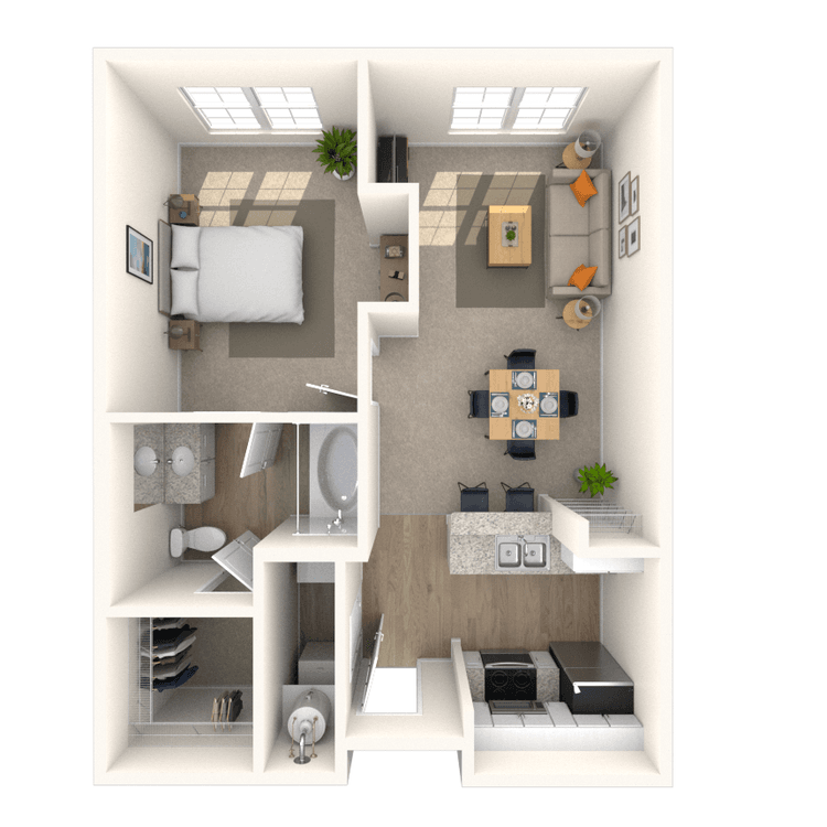 Floorplan image of unit 3939