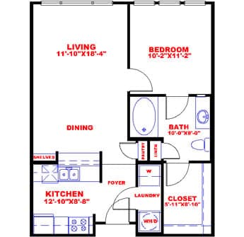 Floorplan image of unit 21029