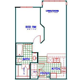 Floorplan image of unit 3152