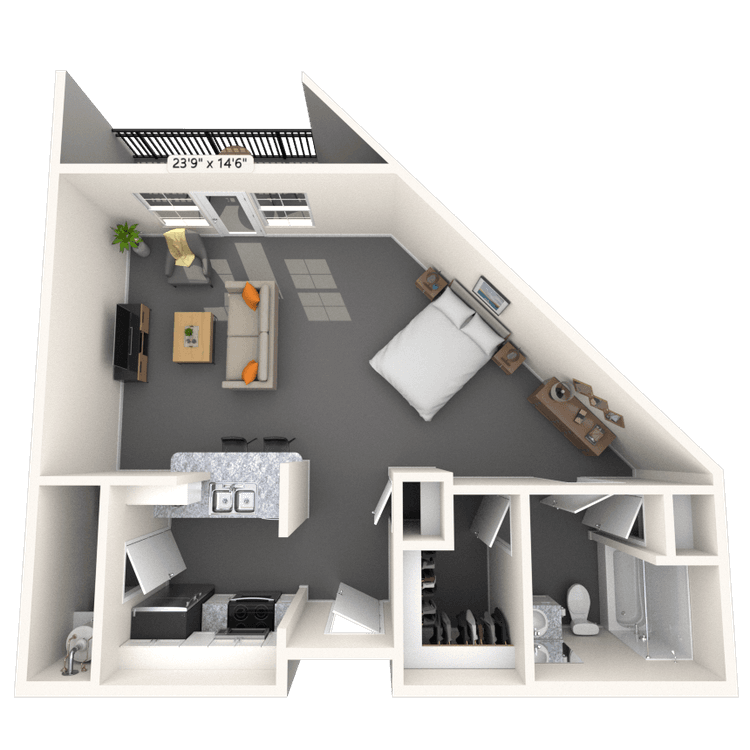 Floorplan image of unit 3345
