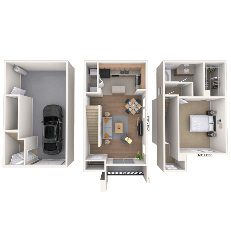 Floorplan image of unit 2025