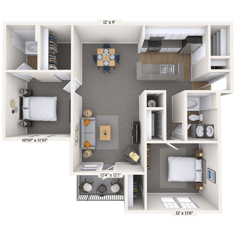 Floorplan image of unit 030324