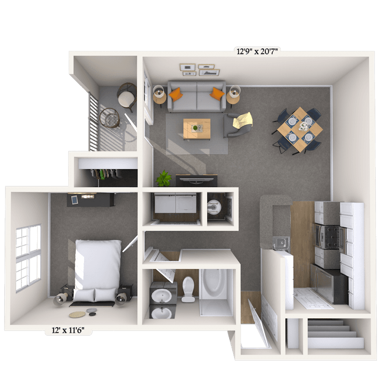 Floorplan image of unit 090927