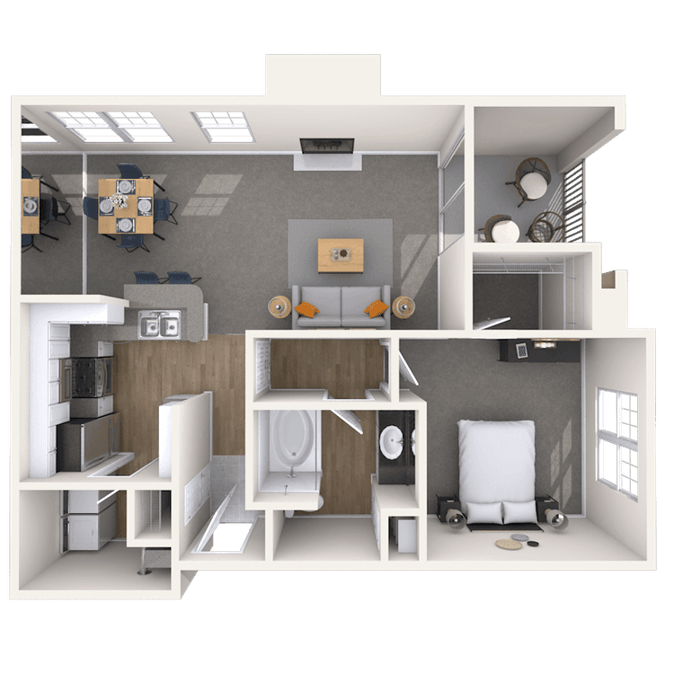 Floorplan image of unit 066302