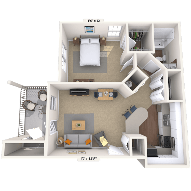 Floorplan image of unit 011703