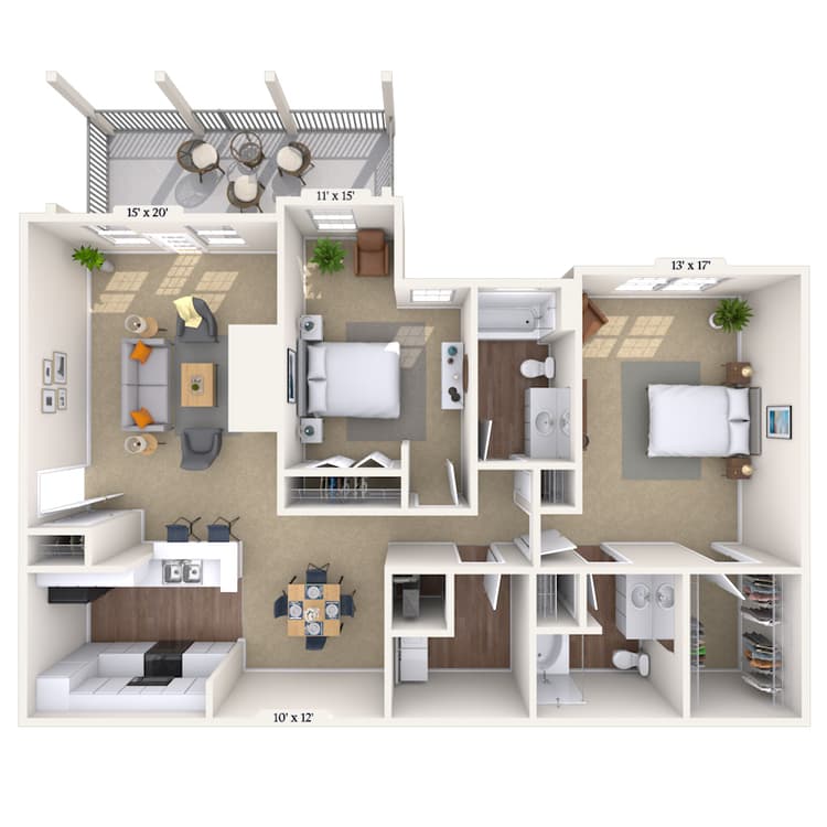 Floorplan image of unit 012211
