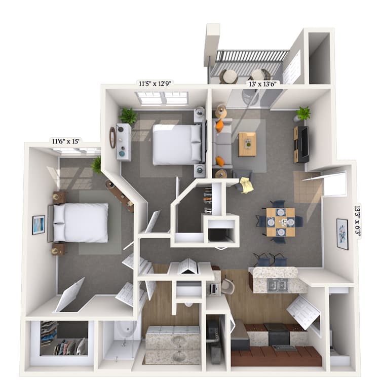Floorplan image of unit 06610