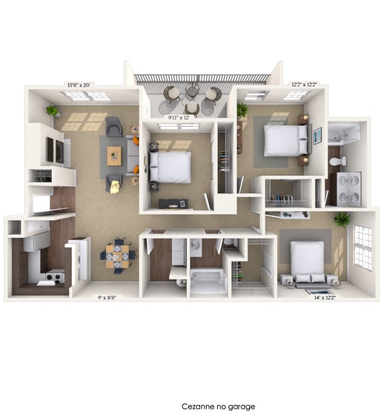 Floorplan image of unit 090931