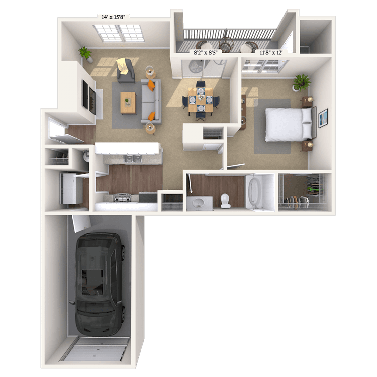 Floorplan image of unit 060626