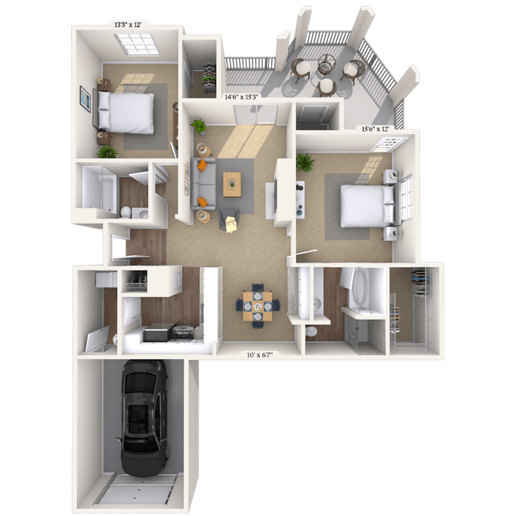 Floorplan image of unit 070715