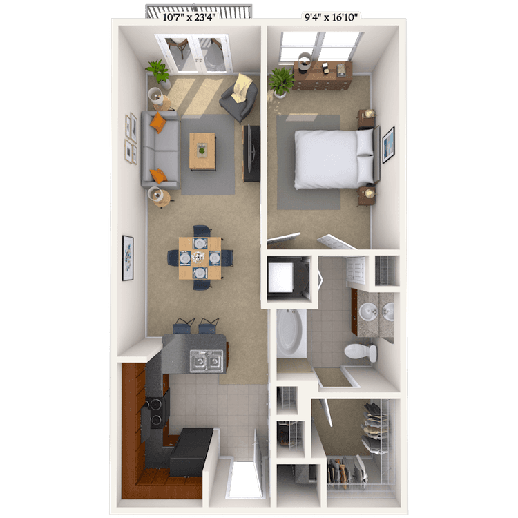 Floorplan image of unit 05-5505