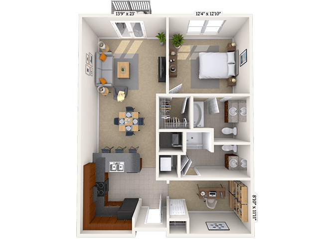 Floorplan image of unit 05-5449