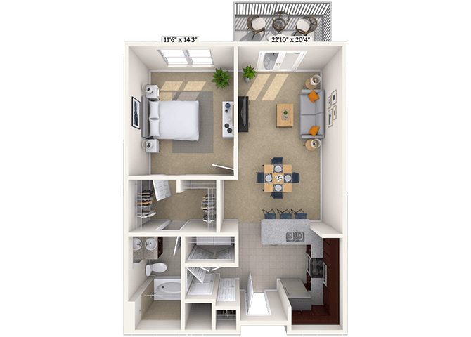 Floorplan image of unit 06-1210