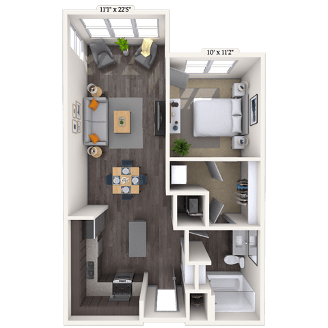 Floorplan image of unit 1426